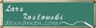 Lars Koslowski Visitenkarte